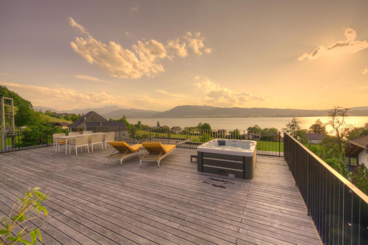 Orange Lounge Attersee Weyregg Ngoại thất bức ảnh
